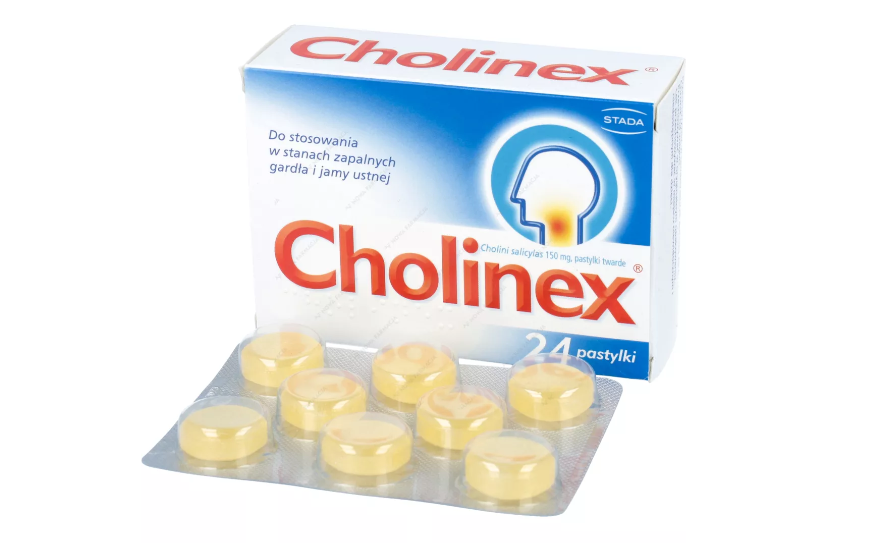 cholinex na gardło